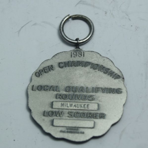 1981 USGA Open Championships Milwaukee Low Scorer Qualifier Medal