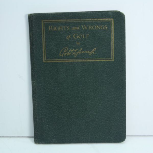 'Rights and Wrongs of Golf' - Book by Bobby Jones