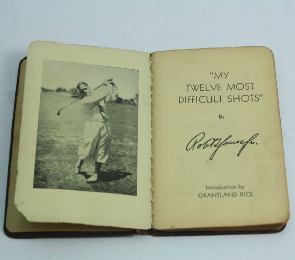 'My Twelve Most Difficult Shots' - Booklet by Bobby Jones
