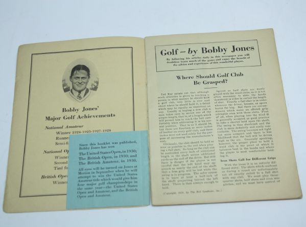 'How To Play Golf' Book by Bobby Jones