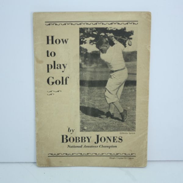 'How To Play Golf' Book by Bobby Jones