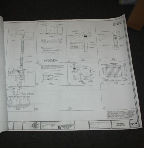Augusta National GC Building Blueprints - 2007