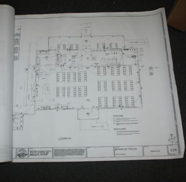 Augusta National GC Building Blueprints - 2007