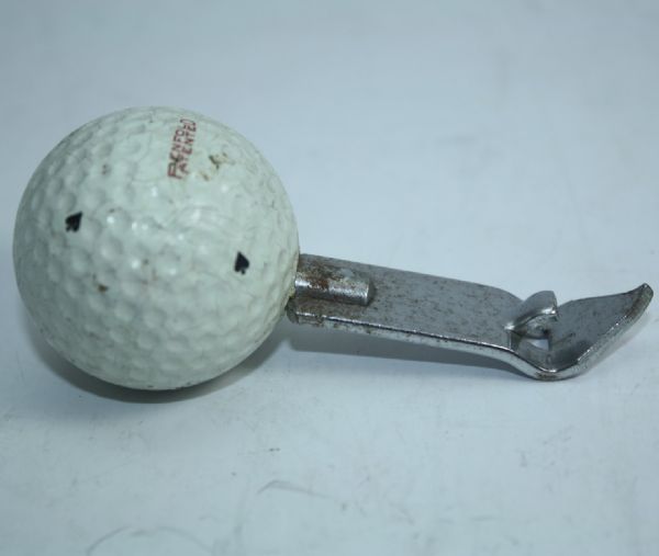 1940’s U.S. Open Penfold Patented Golf Ball Souvenir Bottle Opener