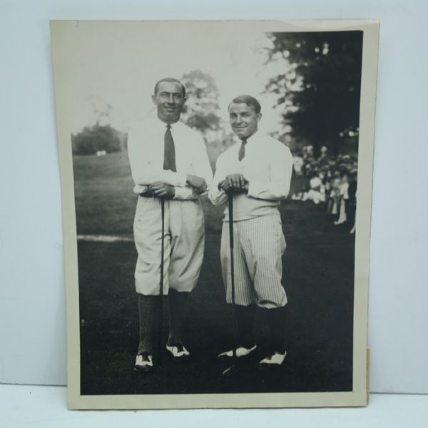 Hagen & Sarazen Original Wire Photo From ’23 PGA Championship