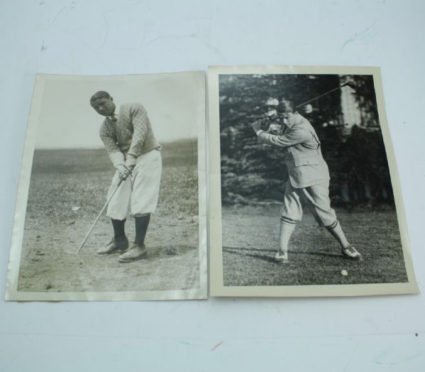 Lot of Two Early Career Gene Sarazen Wire Photos