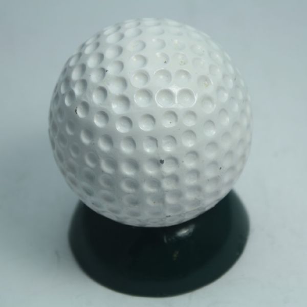 Vintage Metal Golf Ball-Themed Bottle Opener