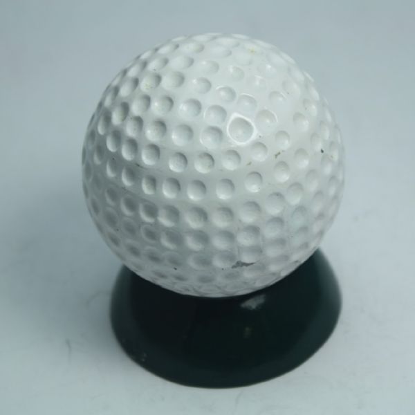 Vintage Metal Golf Ball-Themed Bottle Opener