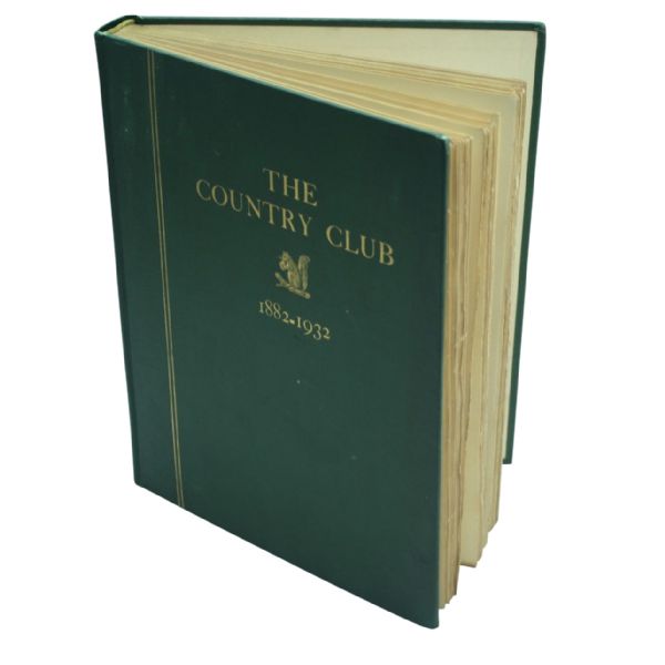 50th Anniversary Club History Book of the The Country Club, Brookline – 1882-1932