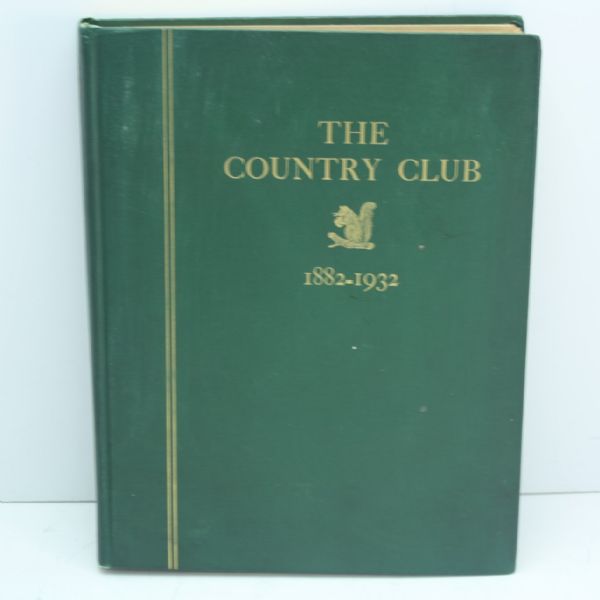 50th Anniversary Club History Book of the The Country Club, Brookline – 1882-1932