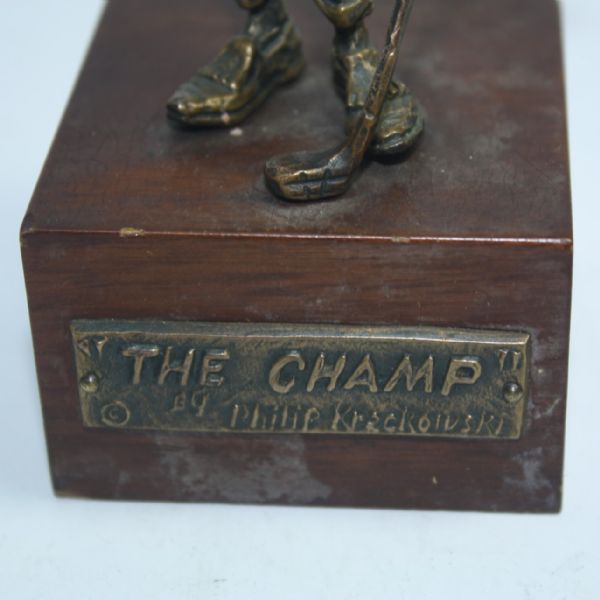 Philip Krackowski Bronze Sculpture “THE CHAMP”