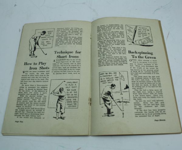 Golf As The Stars Play It Instruction Booklet
