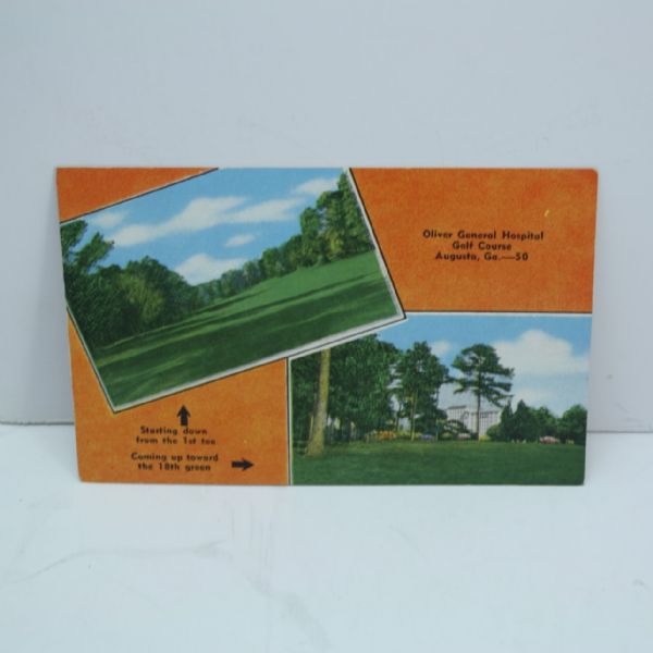 Lot of Two Early Augusta, GA Golf Paper Items