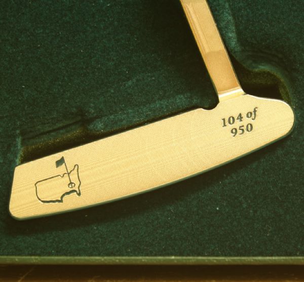 2001 Limited Edition Masters Putter – Low #104 of 950 (Tiger 2nd Green Jacket)
