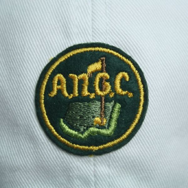 Augusta National Member's White Patch Logo Caddy Hat