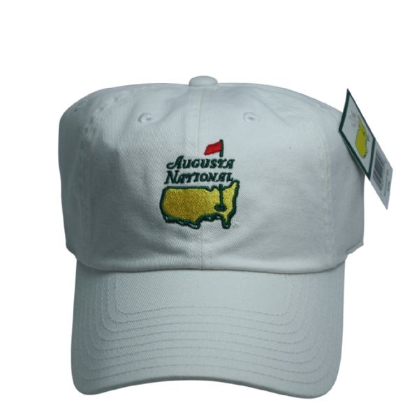 Augusta National Member's White Logo Caddy Hat