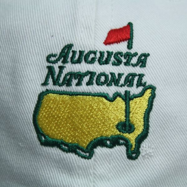 Augusta National Member's White Logo Caddy Hat