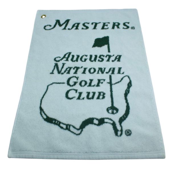 Augusta National/Masters Green and White Bag Towel