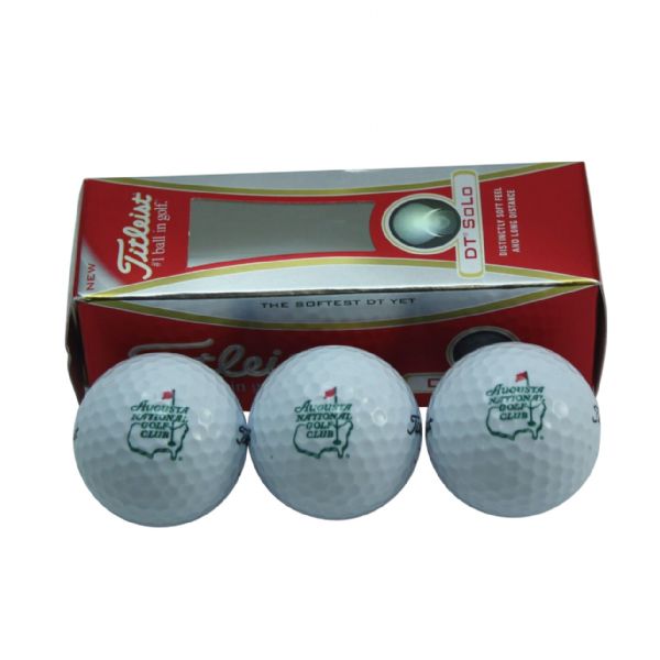 Sleeve of Augusta National GC Logo Titleist Golf Balls