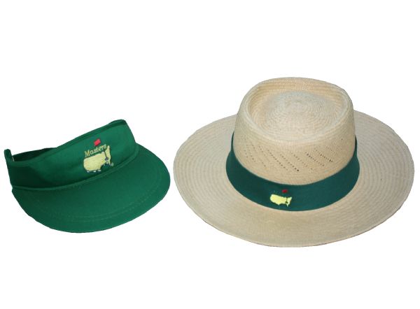 Masters Visor And Masters Classic Panama Hat-Two Looks in Headgear One Money!