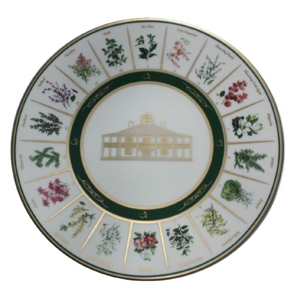 Masters Pickard China 10 1/4 Diameter Undated Plate-2015 Issue From Augusta National