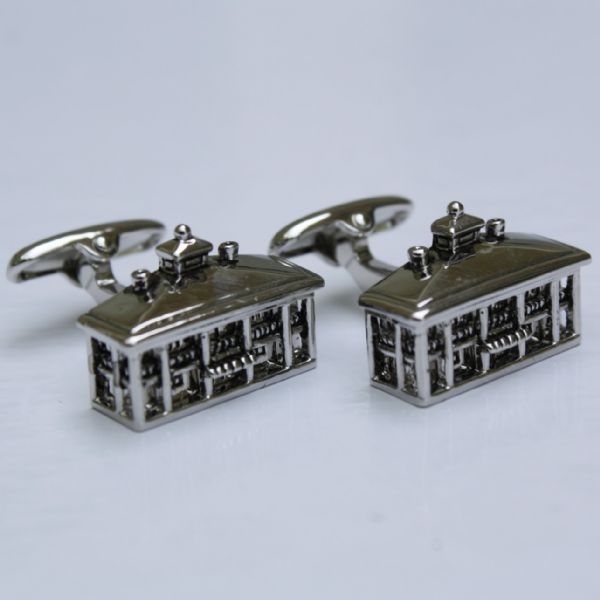 Augusta National Undated Silver Clubhouse Cuff Links