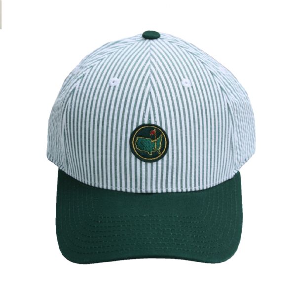 Berckman's Augusta National Member's Undated Green White Striped Logo Hat