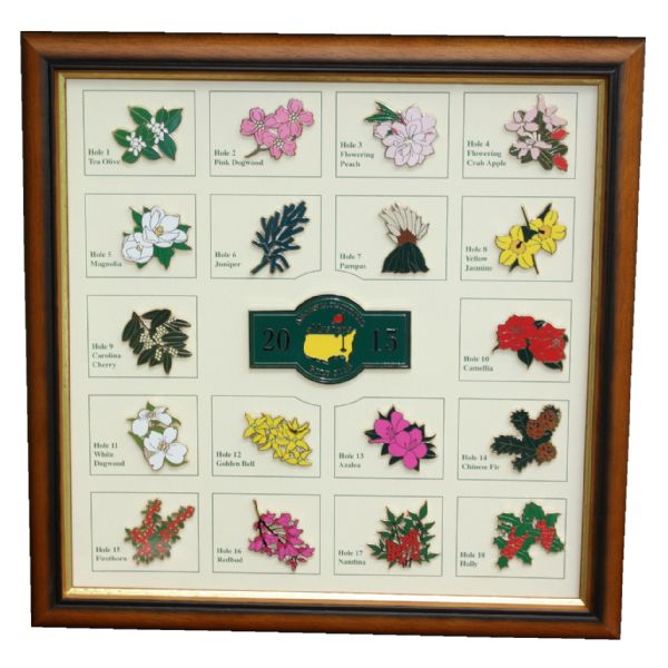 2015 Masters Limited Edition Edition (#76/250) Framed Pin Set
