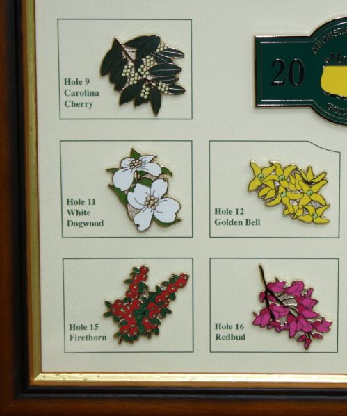 2015 Masters Limited Edition Edition (#76/250) Framed Pin Set