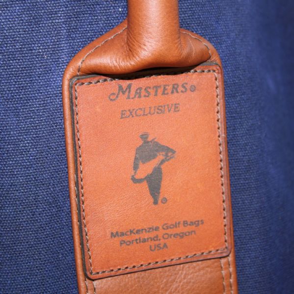 2015 Augusta National Members Exclusive MacKenzie Leather/Canvas Golf Bag