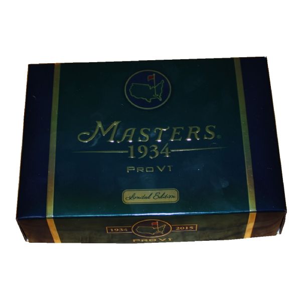 2015 Masters '1934' Ltd Edition Augusta National Members ProV1 Dozen Golf Balls