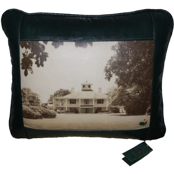 Augusta National Leather Clubhouse Pillow