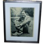 Byron Nelson Signed 8x10 1940s Image Photo - Framed JSA COA