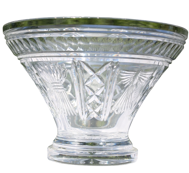Players Gift 2000 Memorial Tournament Crystal Bowl - Mark Brooks Collection