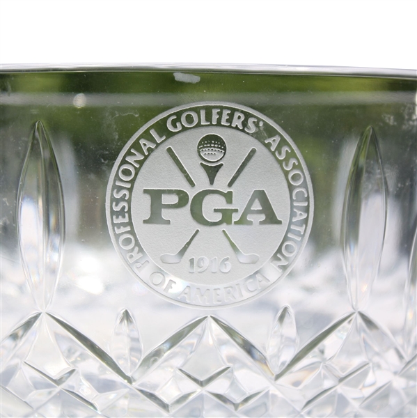 PGA Association of America Crystal Low Bowl - Mark Brooks Collection