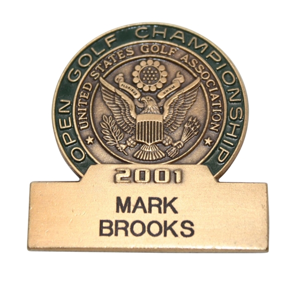 2001 US Open Contestant Pin - Mark Brooks
