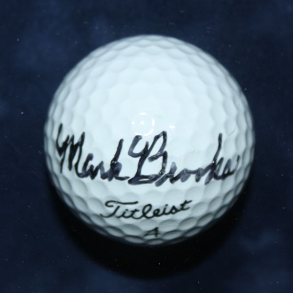 Mark Brooks Multi-Signed Framed Items - Golf Ball, Glove, Flag, Hat, and Photo JSA COA