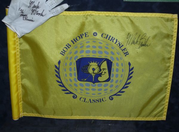 Mark Brooks Multi-Signed Framed Items - Golf Ball, Glove, Flag, Hat, and Photo JSA COA