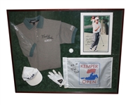 Mark Brooks Signed Kemper Open Display - Framed Shirt, Photo, Flag JSA COA