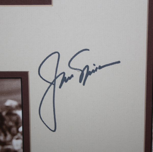 Jack Nicklaus Signed Matted Multi-Photo Display JSA COA