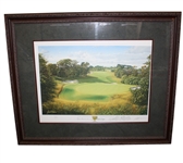 Peter Thompson Signed 1998 Presidents Cup at Royal Melbourne Baxter LTd Ed Print 334/850