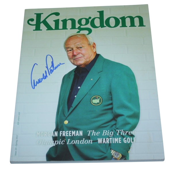 Arnold Palmer Signed 2012 'Kingdom' Magazine JSA COA