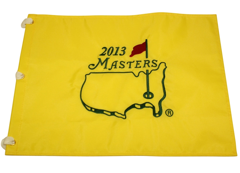 Lot of 3 Embroidered Masters Flags - 2012, 2013, and 2014