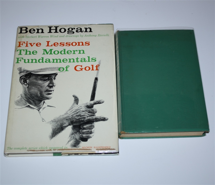 Lot of Two Golf Books - Mark Brooks Collection