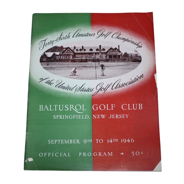 1946 US Amateur Program - Baltusrol