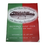 1946 US Amateur Program - Baltusrol