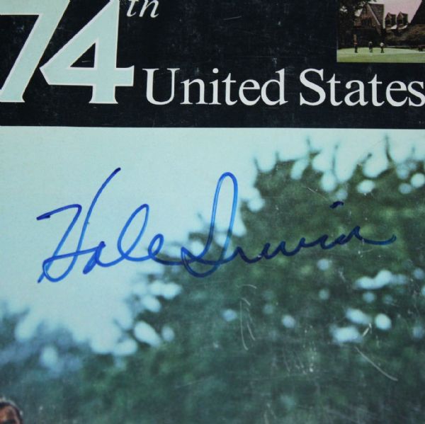 Hale Irwin Signed 1974 US Open Program JSA COA