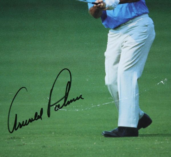 Arnold Palmer Signed Color Photo - Framed JSA COA