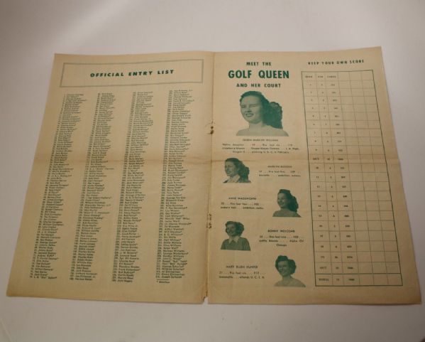 1946 LA Open Program - 20th Annual Tournament - Riviera Country Club - Nelson