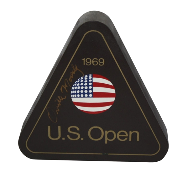 Orville Moody Signed 1969 US Open Tee Marker JSA COA